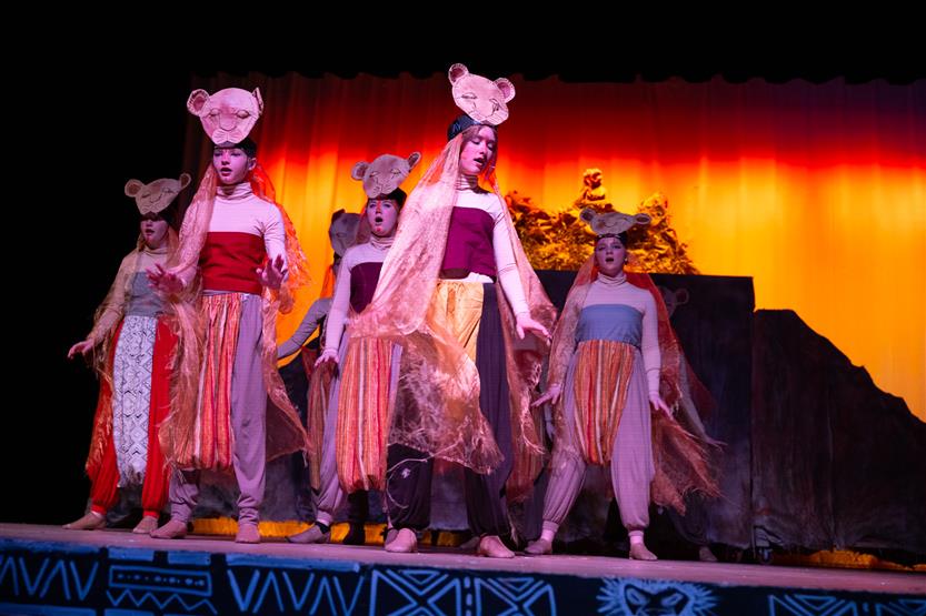 Fairview Middle students perform The Lion King, Jr.